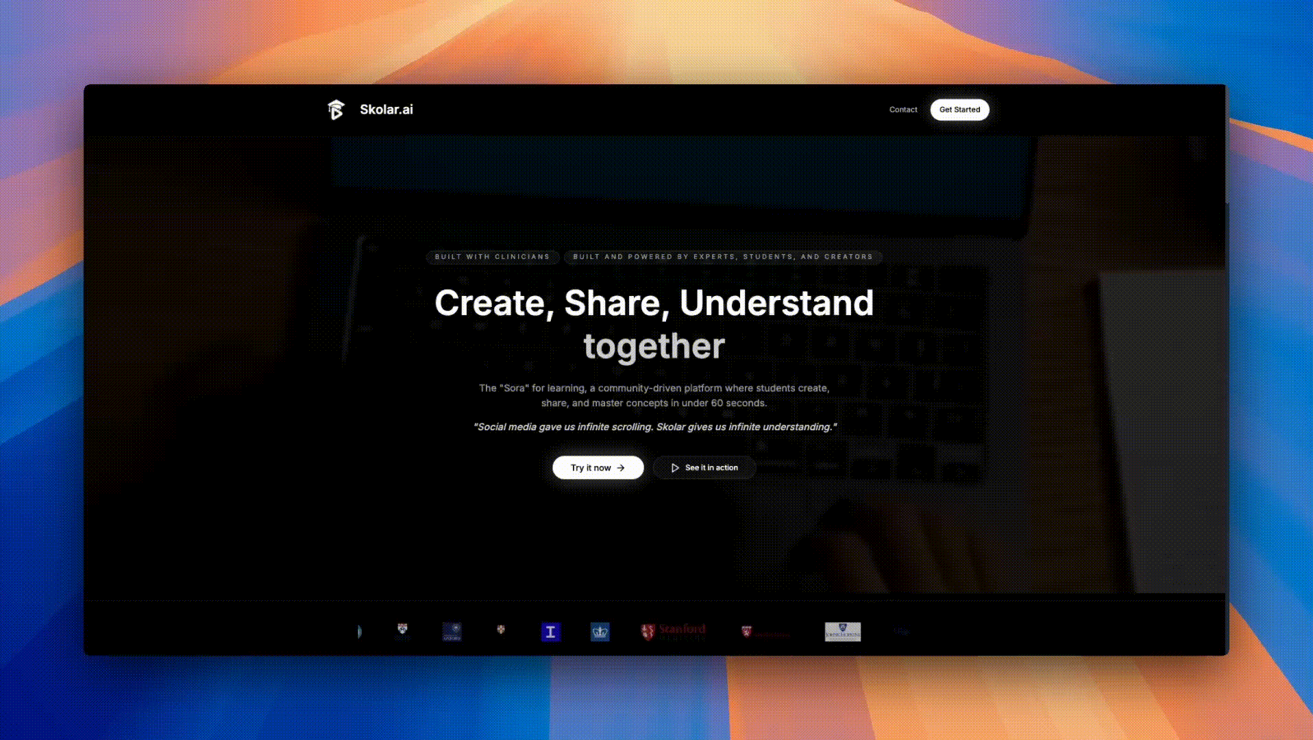 Product demonstration